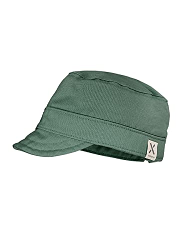 maximo GOTS Kids Armycap Army Cap Kindercap Baumwollcap (55 cm - grün) von maximo