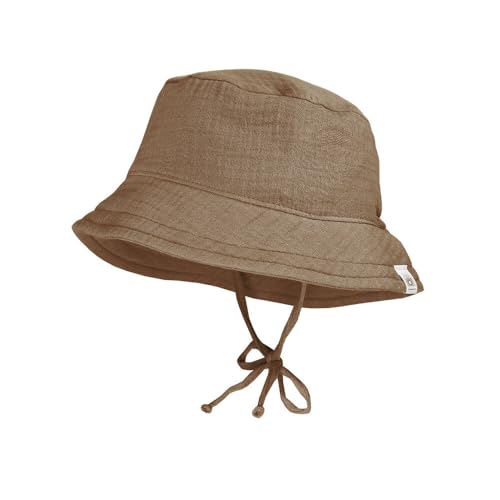 maximo GOTS MINI-Hut, Bindeband Musselinstoff, Futter, UV Musselin von maximo