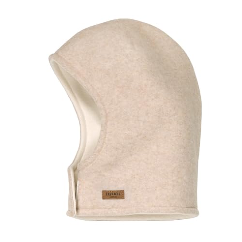 maximo GOTS MINI-Schlupfmütze Baumwollfleece, Klettverschluß Made in Germany Baumwollfleece von maximo