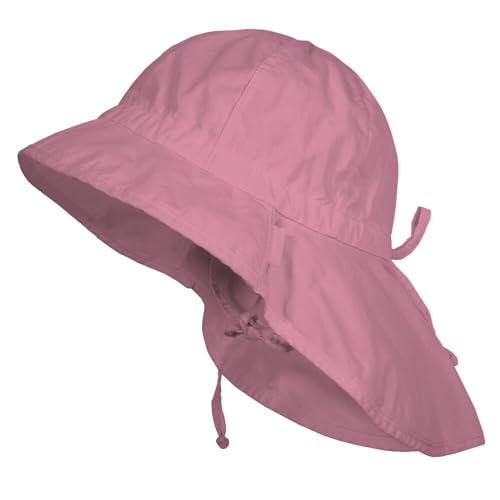 maximo GOTS Mini Girl-Flapper Nackenschutz, Bindeband, Waschoptik Made in Germany 55 Foxglove von maximo