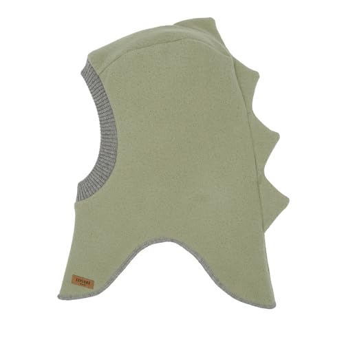 maximo GOTS Mini-Schlupfmütze, Dino Baumwollfleece, Jerseyfutter Made in Germany Baumwollfleece von maximo