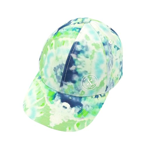 maximo Good Vibes Tie Dye Kindercap Basecap Baseballcap Cap Kinder - mit Schirm Sommer Frühling-Sommer - 51 cm grün von maximo