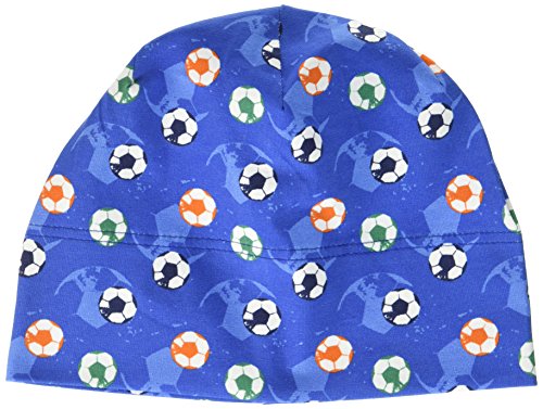 maximo Jungen Beanie Mütze, Mehrfarbig (Planet/Weiss-Fußball 88), 51 von maximo