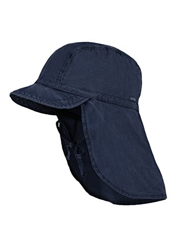 maximo Jungen Schildmütze, Nackenschutz, Bindeband, Waschoptik Mütze, Blau (Navy 48), 51 von maximo