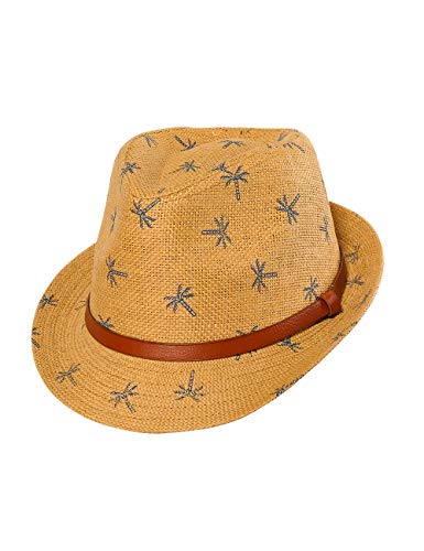 maximo Jungen Trilby Mütze, Mehrfarbig (Stroh 24), (Herstellergröße: 51) von maximo