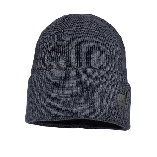 maximo Kids-Beanie, Umschlag Perlfang, Jerseyfutter Made in Germany von maximo