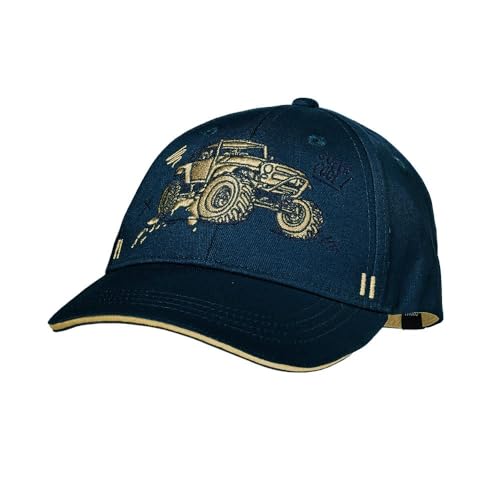 maximo Kids Boy-Cap, monstertruck Klettverschluss 49/-51 graphitblau/braun von maximo