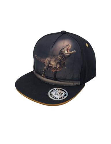 maximo Kids Boy-Cap Dino Snapback Verschluß 51/-53 Dunkelmarine/Curry von maximo