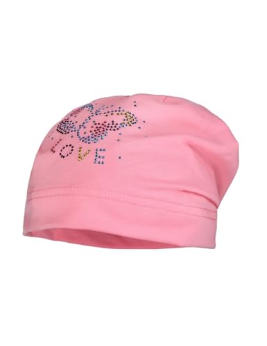 maximo Kids Girl-Beanie, Butterfly Strass 51/-53 Rosebloom von maximo