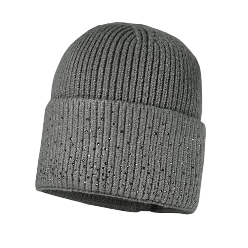 maximo Kids Girl-Beanie, Umschlag Strass 55/-57 Graphit von maximo