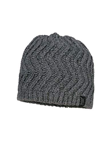 maximo Kids Girl-Beanie für Pferdeschwanz, mittelgraumelliert, Gr. 55/57 von maximo