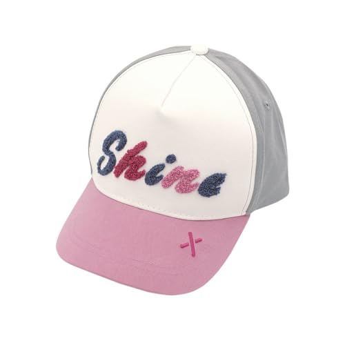 maximo Kids Girl-Cap Shine Snap-Back Verschluss 55/-57 wollweiß/Lilas von maximo