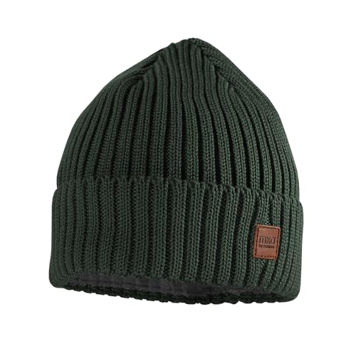 maximo Kids-Mütze, Rippe,Jerseyfutter Umschlagrand Made in Germany Merino von maximo
