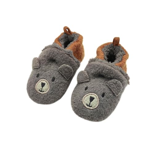 maximo Lauflernschuhe Bär Anti-Rutsch-Sohle, Kunstfellfutter Wollfleece von maximo