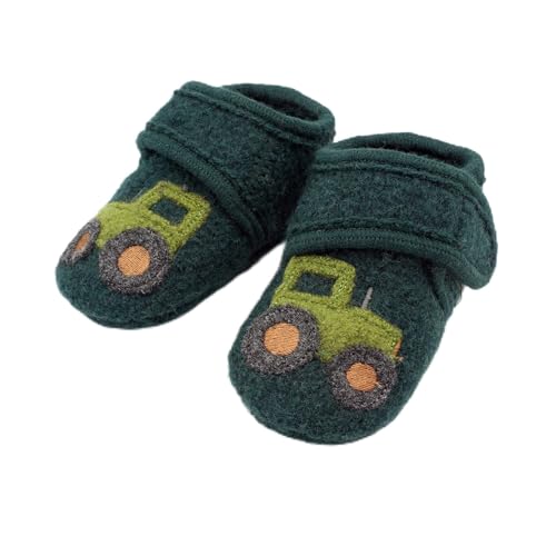 maximo Lauflernschuhe Traktor Anti-Rutsch-Sohle, Klettverschluss Wollfleece von maximo