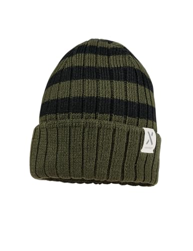 maximo MINI Boy-Mütze Umschlag Ringel, Rippe, Label Made in Germany von maximo