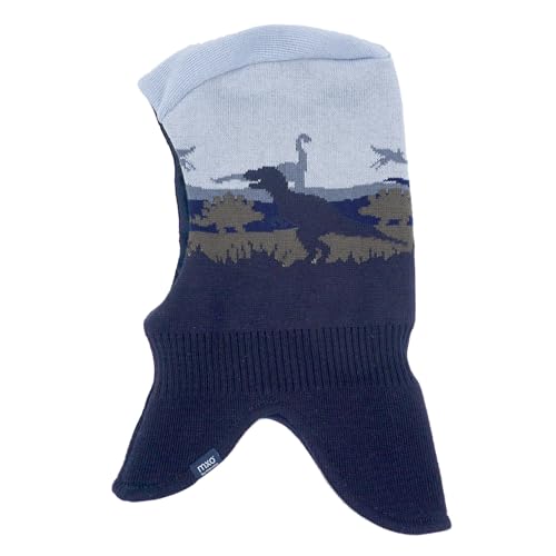 maximo MINI Boy-Schlupfmütze, Dinos Jerseyfutter Made in Germany von maximo