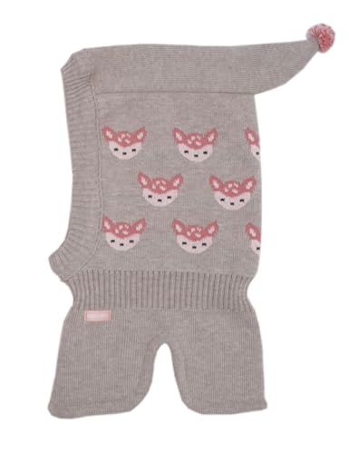 maximo MINI Girl-Schlupfmütze, REH kurzer Zipfel, Halsteil ausgenäht Made in Germany von maximo