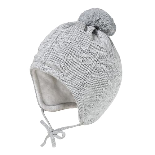 maximo MINI-Mütze ausgenäht, Futter Struktur Norwegerstern, großes Pompon Made in Germany maximo MINI-Mütze ausgenäht, Futter Struktur Norwegerstern, großes Pompon Made in Germany von maximo