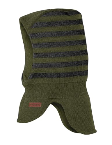 maximo MINI-Schlupfmütze, Windstopper 2-farb-Ringel Made in Germany Merino von maximo