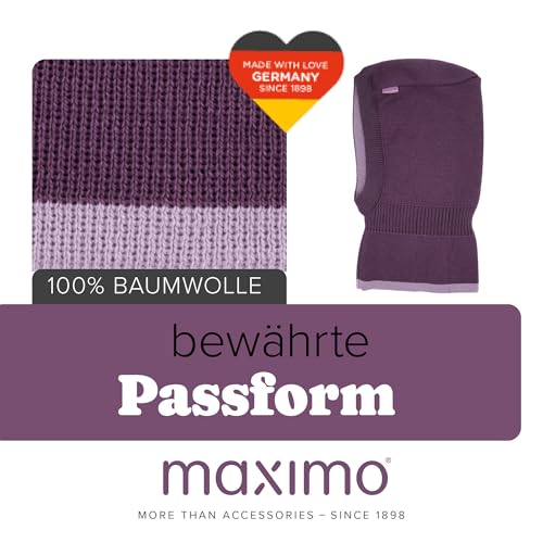 maximo MINI-Schlupfmütze 2-farbig, Reversible, Saisonfarben Made in Germany von maximo