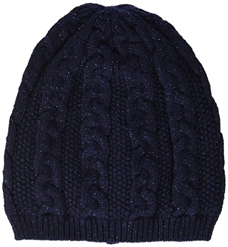 maximo Mädchen Beanie mit Lurex, dunkelblau Mütze, Blau (Navy 48), (Herstellergröße: 51/53) von maximo