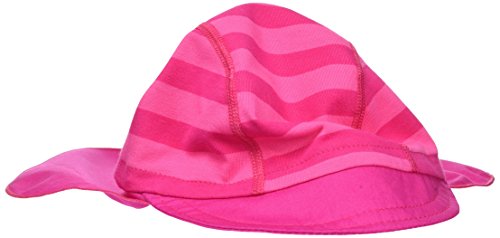 maximo Mädchen Schildmütze, Nackenschutz Mütze, Rot (Pink/Dunkelpink 405), 53 von maximo