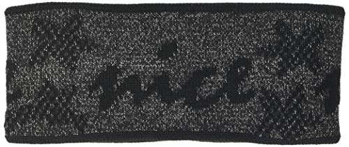 maximo Mädchen mit Lurexgarn und Schriftzug Nice Stirnband, Schwarz (Schwarz 46), (Herstellergröße: 55) von maximo