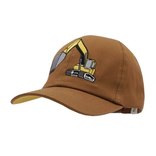 maximo Mini Boy-Cap, Digger Klettverschluß 47/-49 braun/Curry von maximo