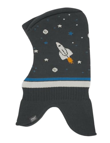 maximo Mini Boy-Schlupfmütze Space, Futter Made in Germany 51 anthrazit von maximo