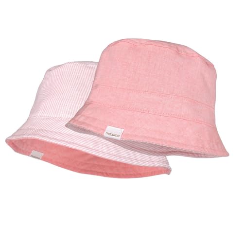 maximo Mini-Fischerhut, Reversible Futter Made in Germany Reversible 55 zartrosameliert/rosa-Streifen von maximo