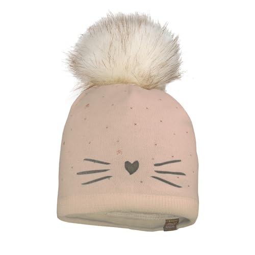 maximo Mini Girl-Beanie, Short, hell Flockmotiv Schnurrbart, Pompon, Futter Made in Germany 53 Champignon maximo Mini Girl-Beanie, Short, hell Flockmotiv Schnurrbart, Pompon, Futter Made in Germany 53 Champignon von maximo