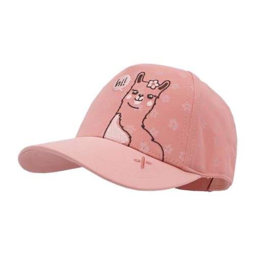 maximo Mini Girl-Cap alpaka Klettverschluß 51/-53 Rose tan von maximo