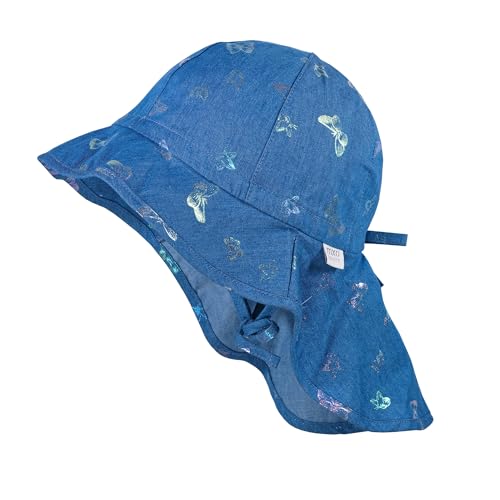 maximo Mini Girl-Flapper,Nackenschutz Jens Butterfly, Bindeband, UV 50 53 Denim von maximo