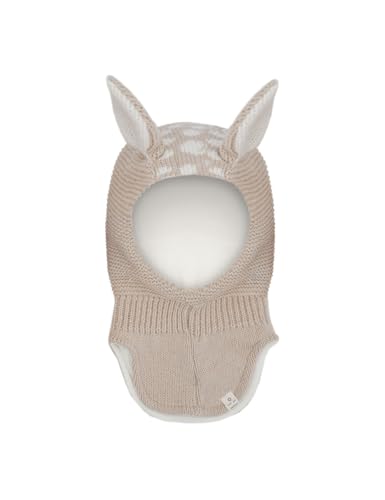 maximo Mini Girl-Schlupfmütze, REH Ohren, Futter Made in Germany 51 beigemeliert von maximo