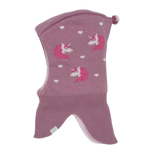 maximo MINI Girl-Schlupfmütze Jacquard Einhorn Made in Germany von maximo