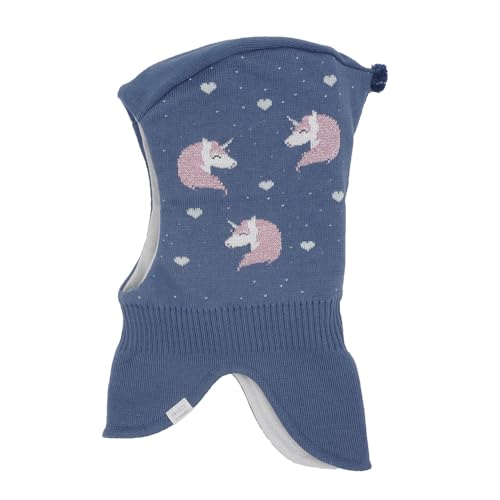 maximo MINI Girl-Schlupfmütze Jacquard Einhorn Made in Germany von maximo