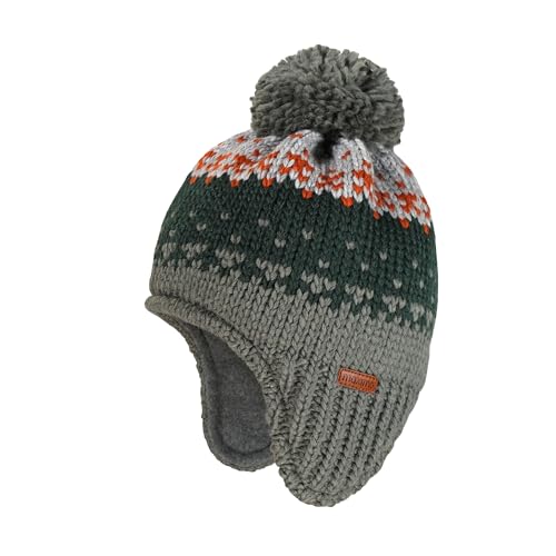 maximo Mini-Inkamütze, Pompon, Farbwechseljacquard, Futter Made in Germany von maximo