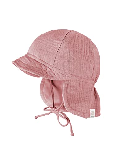 maximo Mini Mädchen Schildmütze Musselin GOTS-51 - Kindermode : Mädchen, Rosa von maximo