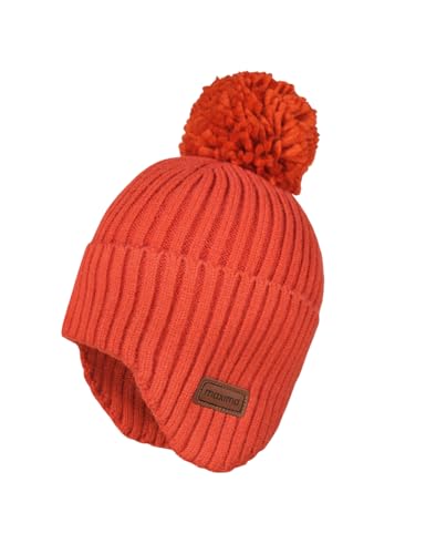 maximo MINI-Mütze, Umschlag, Pompon Ohrenteil von maximo
