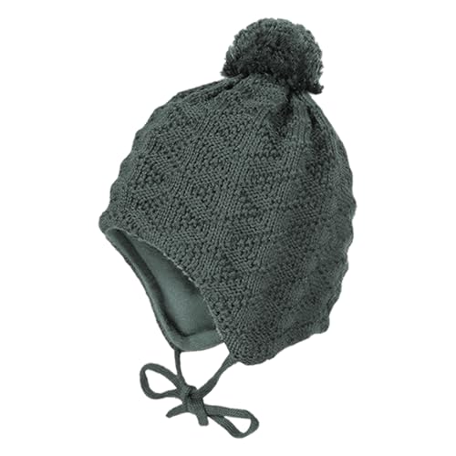 maximo Mini-Mütze Struktur ausgenäht Pompon Made in Germany Merino maximo Mini-Mütze Struktur ausgenäht Pompon Made in Germany Merino von maximo