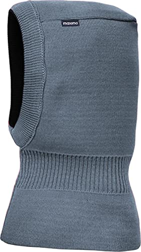 maximo Mini-Schlupfmütze Basicfarben, Reversible Made in Germany Reversible 49 Flint Stone/Dunkelmarine von maximo