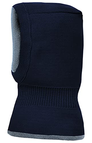 maximo Mini-Schlupfmütze Basicfarben, Reversible Made in Germany Reversible 55 Flint Stone/Dunkelmarine von maximo