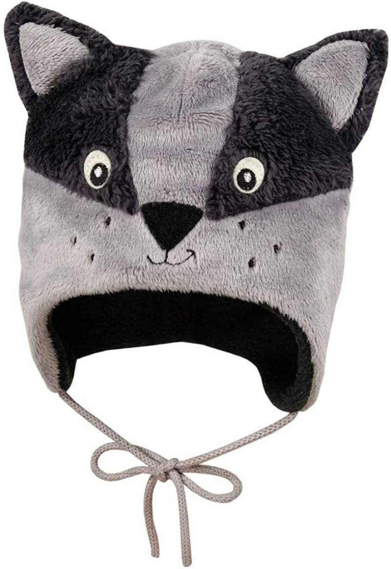 maximo Mütze mit Waschbärgesicht Wintermütze Junge von maximo