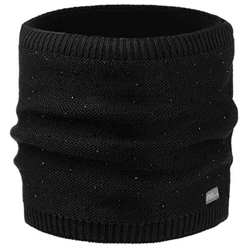 maximo Pialena Kids Loopschal Schal Kinderschal Rundschal Winterschal (One Size - schwarz) von maximo