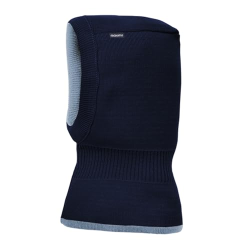 maximo Schlupfmütze zum Wenden Wendemütze Kindermütze Strumhaube Balaklava Kinder - Made in Germany Winter Herbst-Winter - 55 cm blau von maximo
