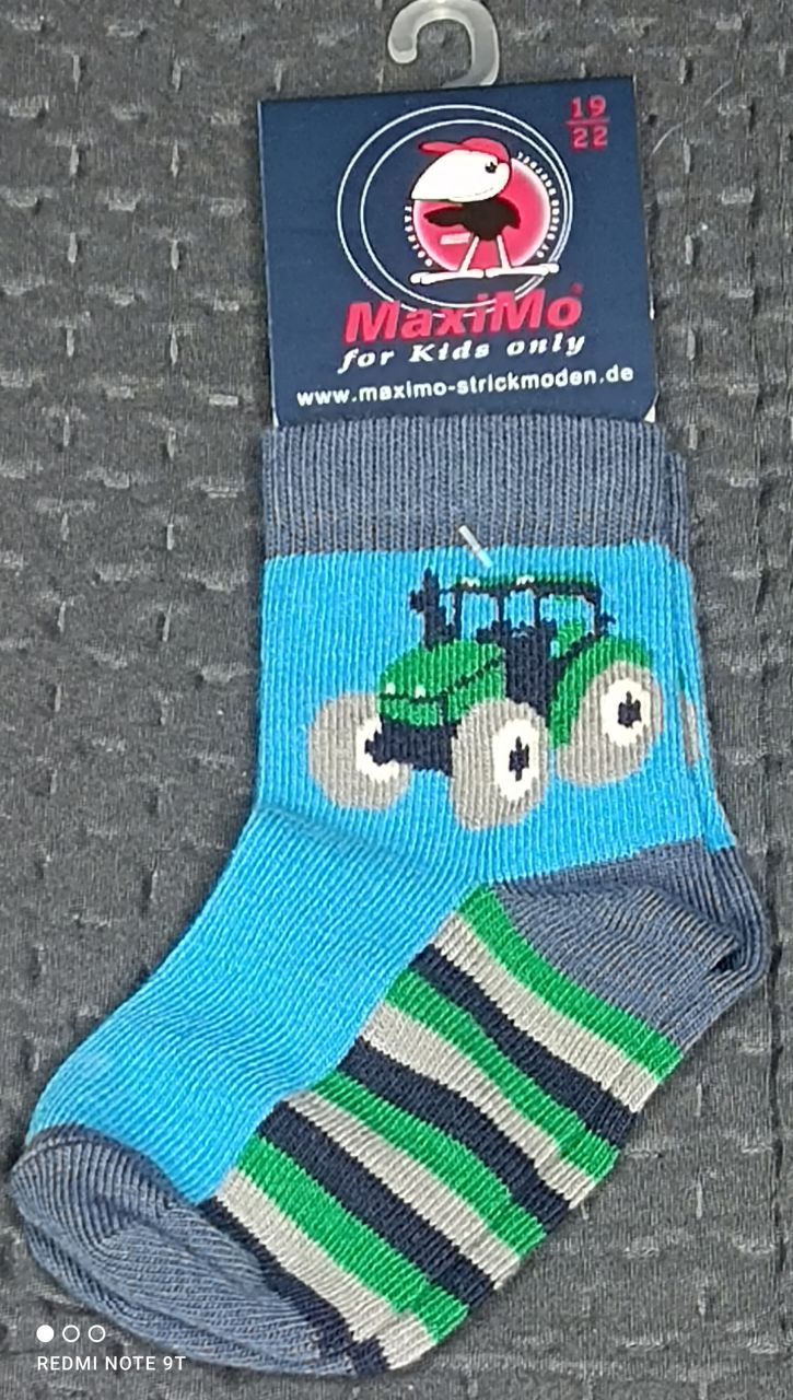maximo Socken Strümpfe Junge blau von maximo