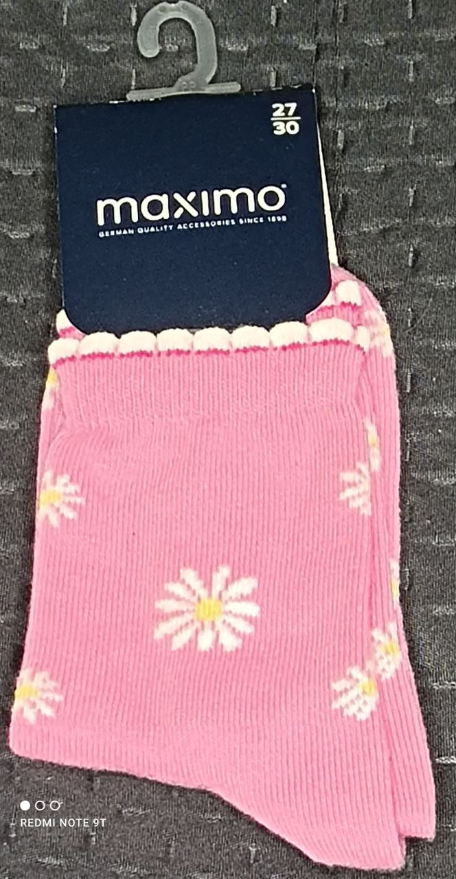 maximo Socken rosa Blümchen Mädchen von maximo