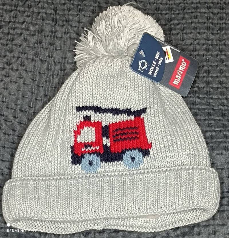 maximo Strickmütze Wintermütze Wolle Mix Junge Feuerwehr von maximo