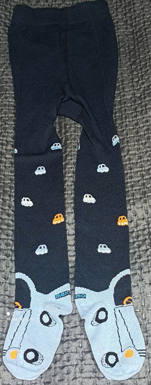 maximo Strumpfhose blau Junge Auto von maximo